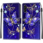 Samsung Galaxy A16 Leather Flip Wallet Case - Butterfly