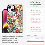 iPhone 14 Clear Bumper Case with Military Protection