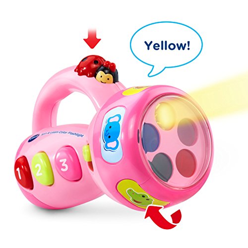 Pink VTech Spin and Learn Flashlight for Toddlers