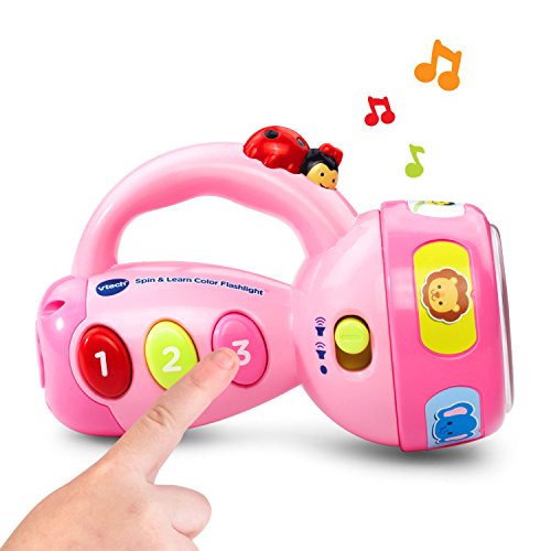 Pink VTech Spin and Learn Flashlight for Toddlers