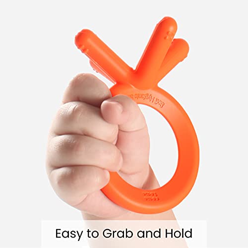 Comotomo Silicone Baby Teether, Orange from Comotomo