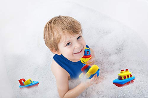 Magnet Boat Set Bath Toys by 3 Bees & Me