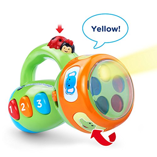 VTech Spin & Learn Color Flashlight, Lime Green