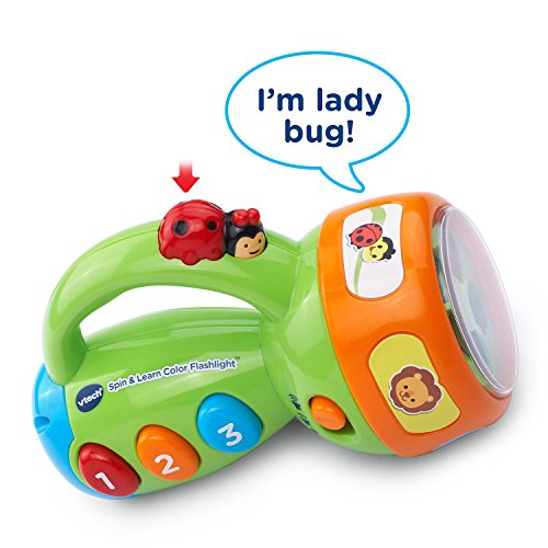 VTech Spin & Learn Color Flashlight, Lime Green