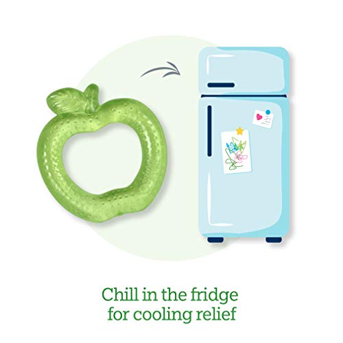 green sprouts Fruit Cooling Teether | Soothes & Promotes Healthy Oral Development