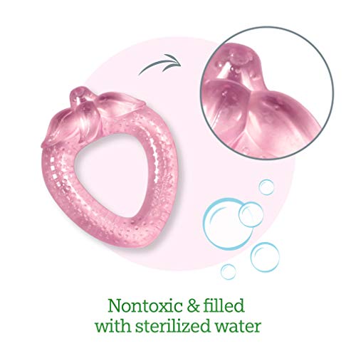 green sprouts Fruit Cooling Teether | Soothes & Promotes Healthy Oral Development