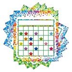 80 Pack Reward Chart with 2400 Star Stickers
