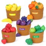 Toddler Color Sorting Farm Market Play Set