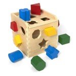 Melissa & Doug Shape Sorting Cube for Toddlers