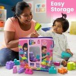 MEGA BLOKS 80-Piece Building Block Set