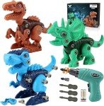 STEM Dinosaur Building Set for Kids Ages 3-8