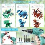 STEM Dinosaur Building Set for Kids Ages 3-8