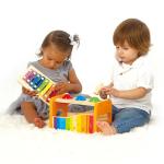 Durable Wooden Pound & Tap Bench Xylophone Toy