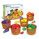 Toddler Color Sorting Farm Market Play Set