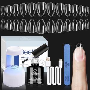 Beetles Gel Nail Kit with Tips and Glue