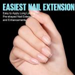TOMICCA 450Pcs Extra Short Coffin Nail Tips