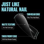 TOMICCA 450Pcs Extra Short Coffin Nail Tips