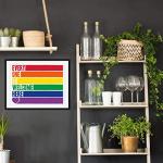 Everyone Is Welcome Here Pride Wall Art