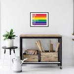 Everyone Is Welcome Here Pride Wall Art
