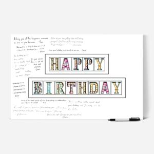 Happy Birthday Inspirational Wall Art Poster