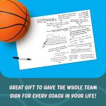 Coach Signature Board - Perfect for Team Celebrations