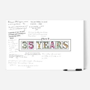 Inspirational 35th Birthday or Anniversary Poster