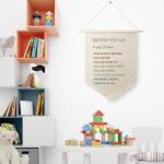 Boho Motivational Wall Art Banner for Home