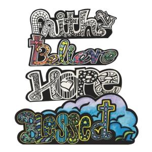 Inspirational Velvet Art Quotes Set of 12