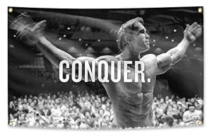 Arnold Schwarzenegger Gym Motivation Flag 3x5 Feet