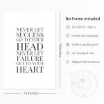 Inspiring Motivational Quotes Canvas Art Set of 6