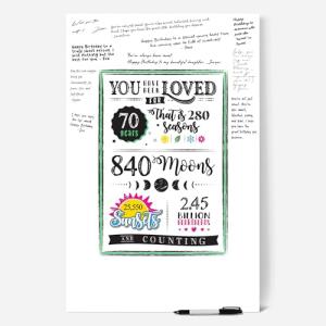 You Have Been Loved: 70th Birthday Poster