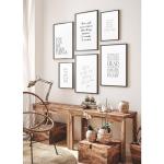 Inspiring Motivational Quotes Canvas Art Set of 6