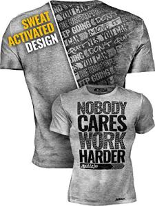 Work Harder Motivational Workout Tee for Men