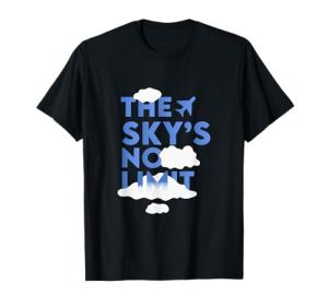 Sky's No Limit Motivational Quote Tee