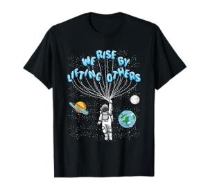 We Rise" Motivational Quote T-Shirt - Short Sleeve
