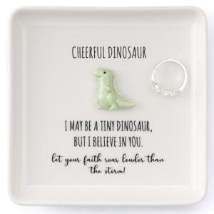 Dinosaur Ring Dish Tray - Cute Motivational Gift