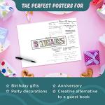 Fun Birthday Party Poster with Motivational Quotes