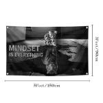 Funny Mindset Is Everything Cat Tiger Wall Decor