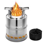 CANWAY Wood Stove, Windproof Backpacking Survival Stove