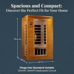 Dynamic Andora 2-Person Low EMF Infrared Sauna