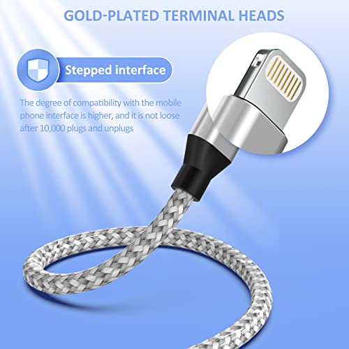 Apple MFi Certified 6-Pack iPhone Charger Cables