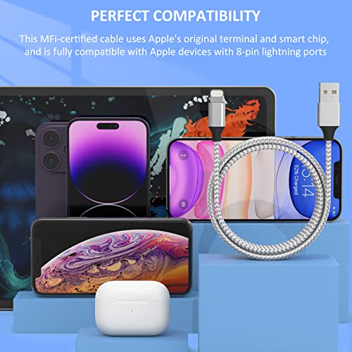 Apple MFi Certified 6-Pack iPhone Charger Cables