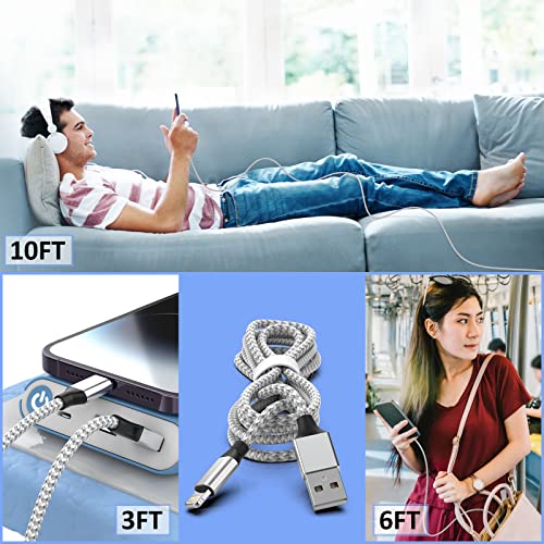 Apple MFi Certified 6-Pack iPhone Charger Cables