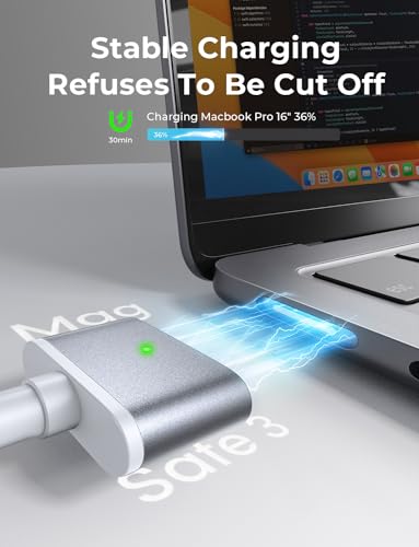 LISEN 140W USB-C Magnetic Charger Cable for MacBooks