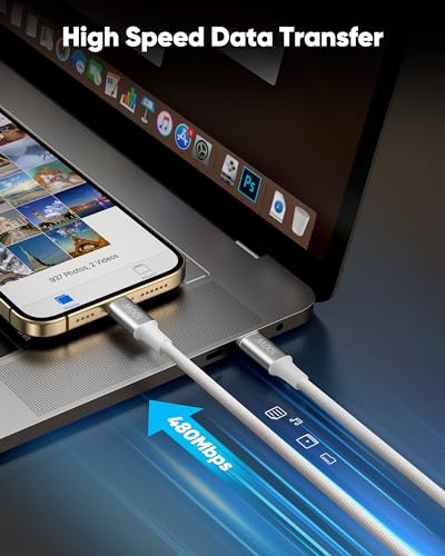 Highwings 100W USB-C Cable 2-Pack for Apple