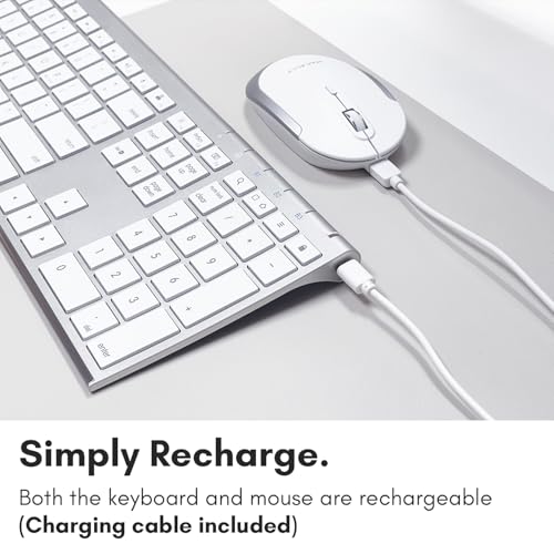 Macally Bluetooth Keyboard and Mouse Combo for Mac