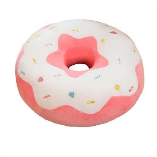 YUDONG 15-Inch Plush Donut Pillow – Fun Decor