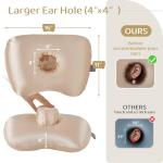 Ear Piercing Donut Pillow with Foam Plug