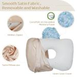 Ear Piercing Donut Pillow with Foam Plug