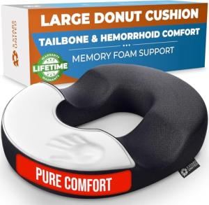Comfort Donut Pillow for Tailbone Pain Relief